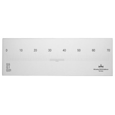 Calibration of an object measuring plate with test certificate